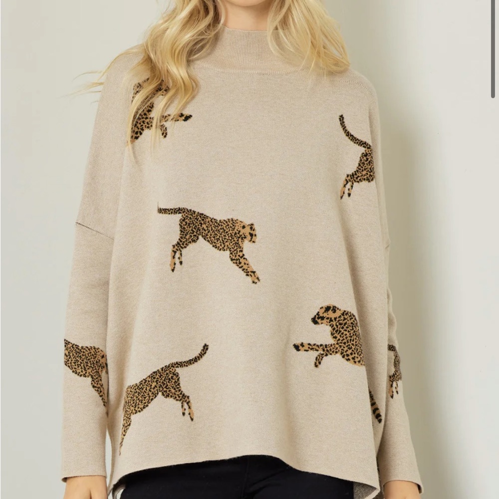 Leopard Sweater - Picture 2 of 4